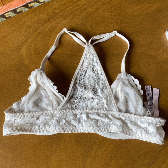 Front Closure Lace Racerback Bra - Picture 4 of 8